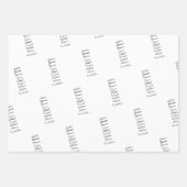 Rudolph Themed Wrapping Paper Geschenkpapier Set (Vorderseite 2)