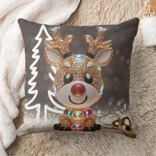 Rudolph Throw Kissenfest in 3D Kissen
