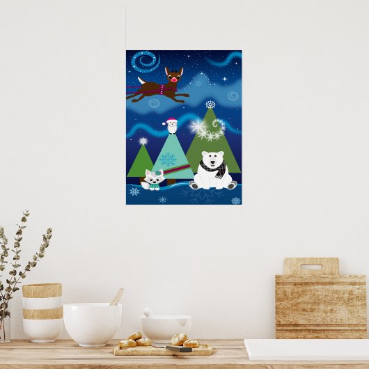 Rudolph und Freunde Poster (Küche)