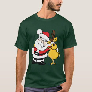Rudolph und Santa Buddies T-Shirt