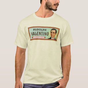 Rudolph Valentino Anpassbare Zigarrenetikett T-Shirt