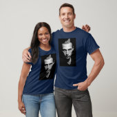Rudolph Valentino Black und White T-Shirt (Unisex)