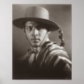 Rudolph Valentino Matte Poster (Vorne)