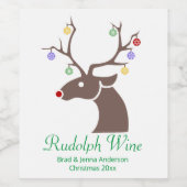 Rudolph Weinetikett (Einzelnes Label)