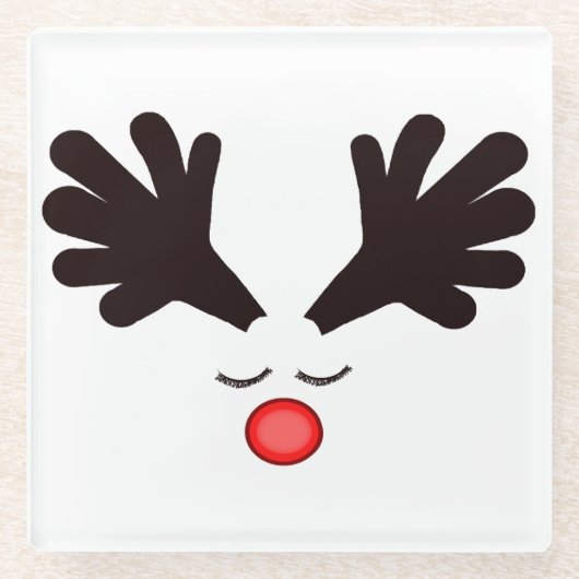 Rudolph White Untersetzer (Vorderseite)