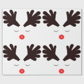 Rudolph Wrapping Paper Geschenkpapier (Flach)