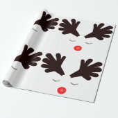 Rudolph Wrapping Paper Geschenkpapier (Ungerollt)
