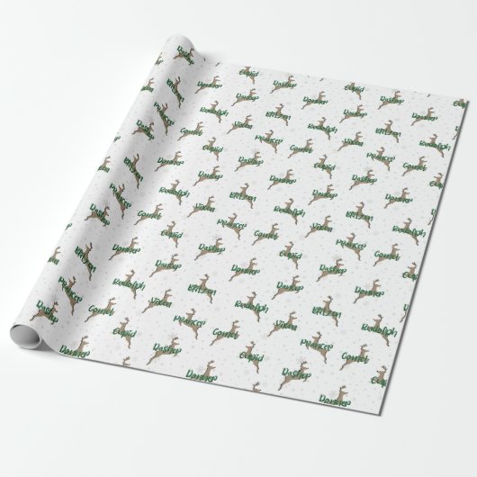 Rudolph Wrapping Paper Geschenkpapier (Ungerollt)