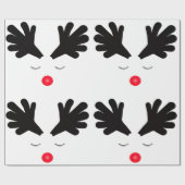 Rudolph Wrapping Paper Geschenkpapier (Flach)