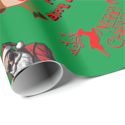 Rudolphs rote Nase ist kein Polizist Lights | Geschenkpapier (Rolleneckpunkt)