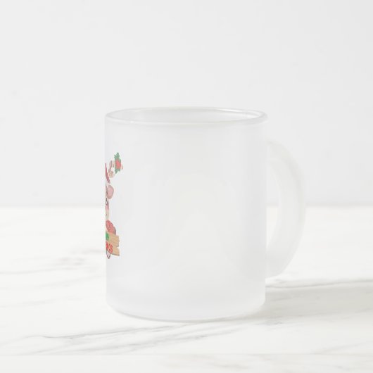 Rudolphs Weihnachtsüberraschung: Ein skurriles Wei Mattglastasse (VorderseiteRechts)