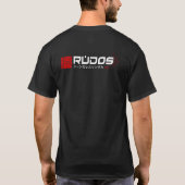 RUDOS "wir Liebe Puro" schwarzes/weißes rotes T-Shirt (Rückseite)