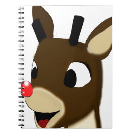 Rudulph das Ren-Notizbuch Notizblock