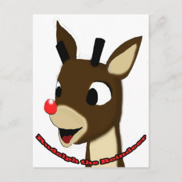 Rudulph the Reindeer Postkarte