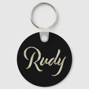 Rudy Button Name Schlüsselanhänger