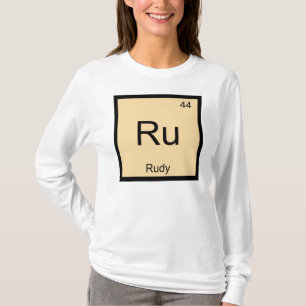Rudy Name Chemie Element Periodensystem T-Shirt