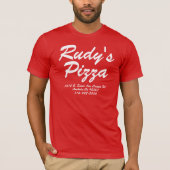 RUDY PIZZA ANAHEIM KALIFORNIEN T-Shirt (Vorderseite)