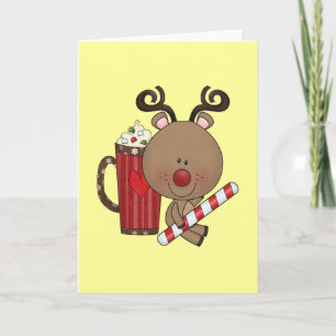 Rudy Reindeer mit Cocoa Feiertagskarte