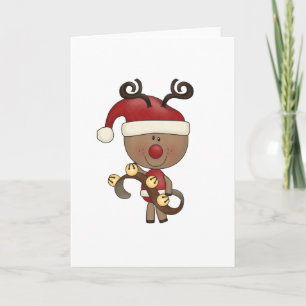 Rudy Reindeer mit Gells Feiertagskarte