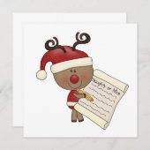 Rudy Reindeer Naughty oder Nic (Vorne/Hinten)