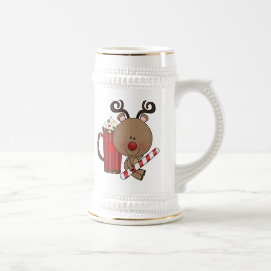 Rudy Reindeer With Cocoa Bierglas (Rechts)
