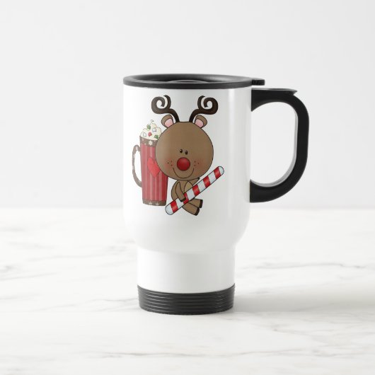 Rudy Reindeer With Cocoa Reisebecher (Rechts)