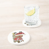 Rudy-Ren-Feiertags-Baum Getränkeuntersetzer (Seite)