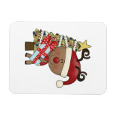 Rudy-Ren-Feiertags-Baum Magnet (Horizontal)