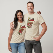 Rudy-Ren-Feiertags-Baum T-Shirt (Unisex)