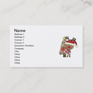 Rudy-Ren-Feiertags-Baum Visitenkarte