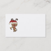 Rudy-Ren mit Bell Visitenkarte (Rückseite)