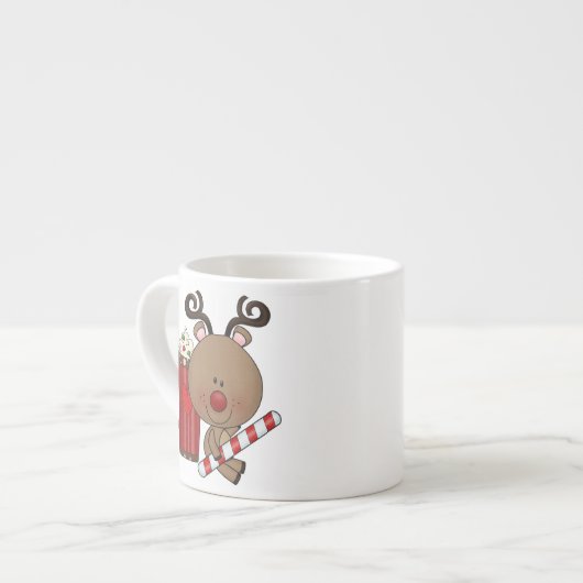 Rudy-Ren mit Kakao Espressotasse (Vorderseite Links)