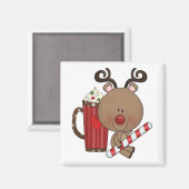 Rudy-Ren mit Kakao Magnet (Vorderseite/Rückseite)