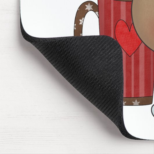 Rudy-Ren mit Kakao Mousepad (Ecke)