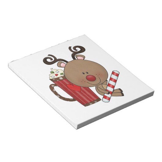 Rudy-Ren mit Kakao Notizblock (angewinkelt)