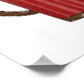 Rudy-Ren mit Kakao Poster (Ecke)