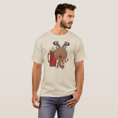 Rudy-Ren mit Kakao T-Shirt (Vorne ganz)