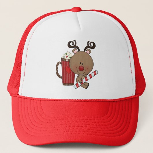 Rudy-Ren mit Kakao Truckerkappe (Vorderseite)