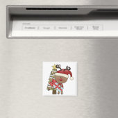 Rudy Rentier-Weihnachtsbaum Magnet (In Situ (Geschirrspüler))