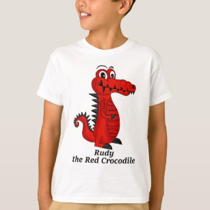 Rudy the Red Crocodile Kids T - Shirt