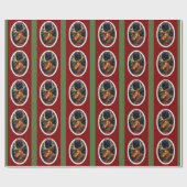 Rudy the Rentier Christmas Wrapping Paper Geschenkpapier (Flach)