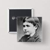 Rudyard Kipling, c.1870 Button (Vorne & Hinten)