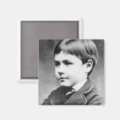 Rudyard Kipling, c.1870 Magnet (Vorderseite/Rückseite)