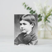 Rudyard Kipling, c.1870 Postkarte (Stehend Vorderseite)