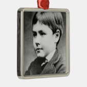 Rudyard Kipling, c.1870 Silbernes Ornament (Rechts)