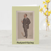 Rudyard Kipling Grußkarte Karte (Gelbe Blume)