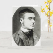 Rudyard Kipling Karte (Gelbe Blume)