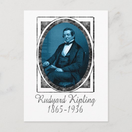 Rudyard Kipling Postkarte (Vorderseite)