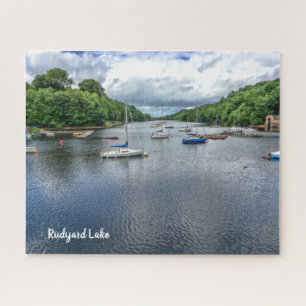 Rudyard Lake Staffordshire UK Landschaftlich View Puzzle