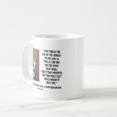 Rudyards- Kiplinggesetz des Dschungels erweitern Kaffeetasse (Vorderseite Links)